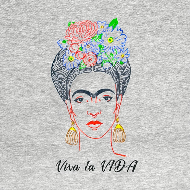 FRIDA KAHLO Mexican Feminist portrait by GalleryArtField